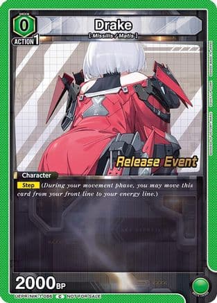 Drake (086) — UE14BT: GODDESS OF VICTORY: NIKKE Release Event Cards