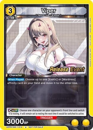 Viper (014) — UE14BT: GODDESS OF VICTORY: NIKKE Release Event Cards