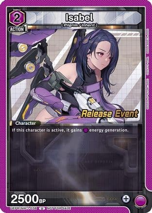 Isabel (038) — UE14BT: GODDESS OF VICTORY: NIKKE Release Event Cards