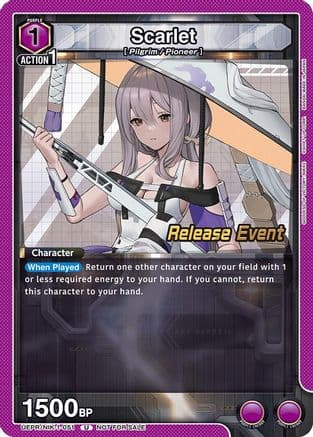 Scarlet (051) — UE14BT: GODDESS OF VICTORY: NIKKE Release Event Cards