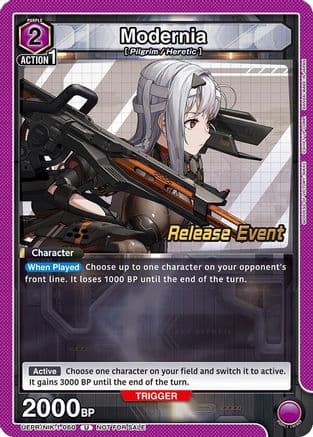 Modernia (060) — UE14BT: GODDESS OF VICTORY: NIKKE Release Event Cards
