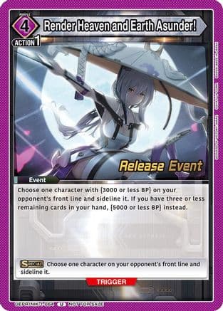 Render Heaven and Earth Asunder! — UE14BT: GODDESS OF VICTORY: NIKKE Release Event Cards