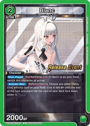 Blanc — UE14BT: GODDESS OF VICTORY: NIKKE Release Event Cards