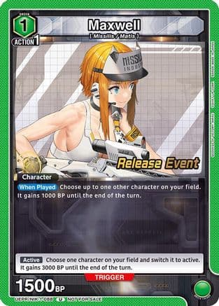 Maxwell (088) — UE14BT: GODDESS OF VICTORY: NIKKE Release Event Cards