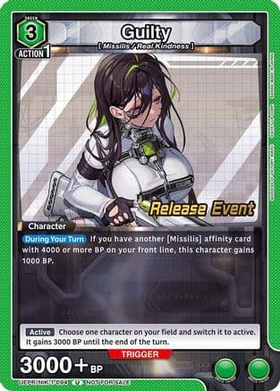 Guilty — UE14BT: GODDESS OF VICTORY: NIKKE Release Event Cards