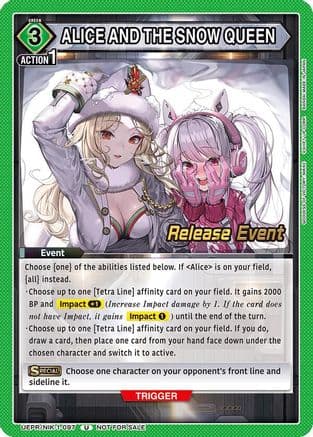 ALICE AND THE SNOW QUEEN — UE14BT: GODDESS OF VICTORY: NIKKE Release Event Cards