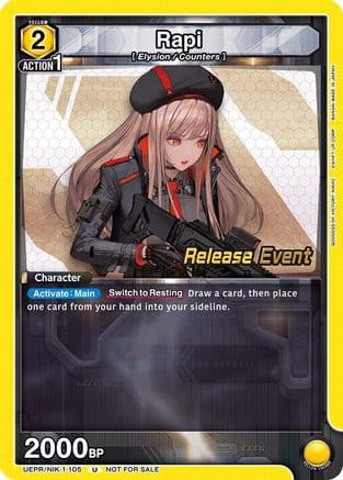 Rapi (105) — UE14BT: GODDESS OF VICTORY: NIKKE Release Event Cards