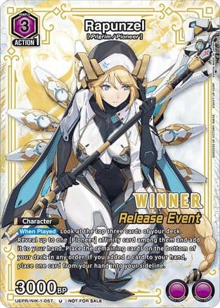 Rapunzel (Release Event Winner) — UE14BT: GODDESS OF VICTORY: NIKKE Release Event Cards