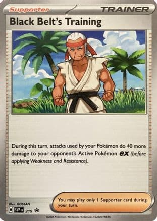 Black Belt's Training - 219 — SV: Scarlet & Violet Promo Cards Pokémon TCG card by GOSSAN