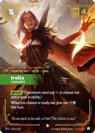 Irelia - Fervent (Alternate Art) — Spiritforged
