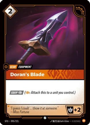 Doran's Blade — Spiritforged