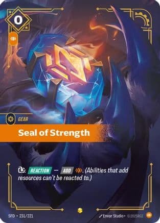 Seal of Strength (Overnumbered) — Spiritforged