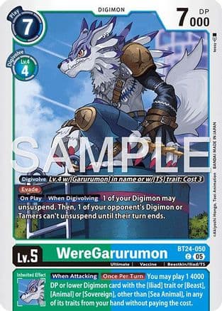 WereGarurumon — Time Stranger