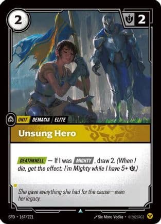 Unsung Hero — Spiritforged