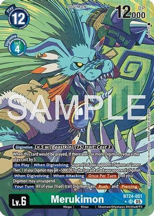 Merukimon (Alternate Art) — Time Stranger
