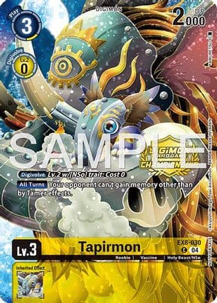 Tapirmon (Championship 25-26 Season 2 Tamers Pack) — Chain of Liberation