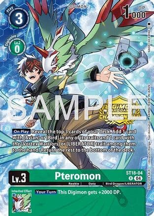 Pteromon (Championship 25-26 Season 2 Tamers Pack) — Starter Deck 18: Guardian Vortex