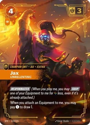 Jax - Unrelenting — Spiritforged
