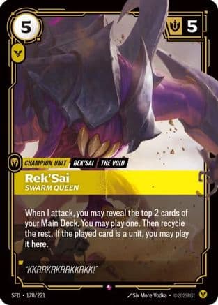 Rek'Sai - Swarm Queen — Spiritforged