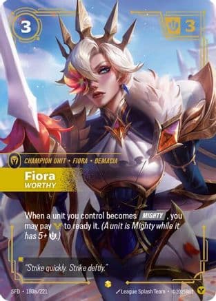 Fiora - Worthy (Alternate Art) — Spiritforged