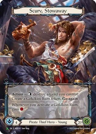 Scurv, Stowaway - HER143 — Flesh and Blood: Promo Cards