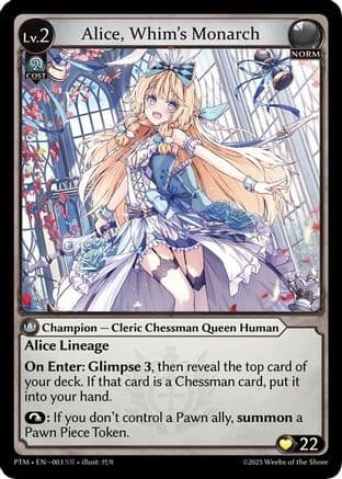 Alice, Whim's Monarch — Phantom Monarchs