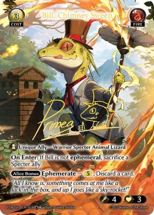 Bill, Chimney Sweep (CSR) — Phantom Monarchs