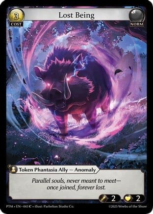 Lost Being — Phantom Monarchs Grand Archive TCG card by Parfedon Studio Co.