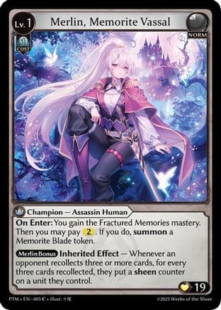 Merlin, Memorite Vassal — Phantom Monarchs