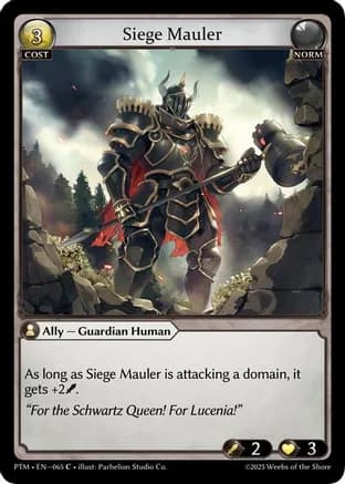 Siege Mauler — Phantom Monarchs