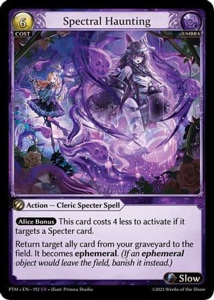 Spectral Haunting — Phantom Monarchs Grand Archive TCG card by Aster Primase Studio