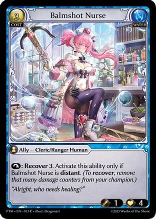 Balmshot Nurse (Curio Foil) — Phantom Monarchs