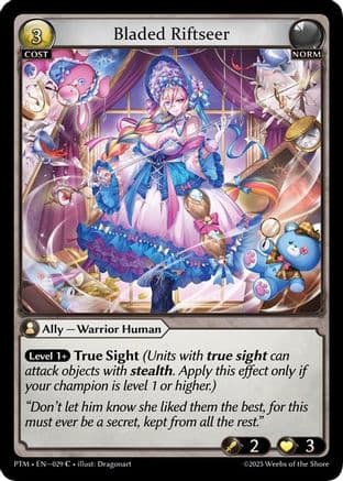 Bladed Riftseer (Curio Foil) — Phantom Monarchs