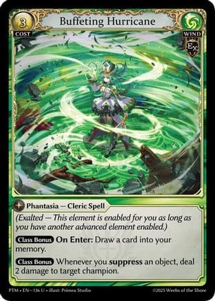 Buffeting Hurricane (Curio Foil) — Phantom Monarchs