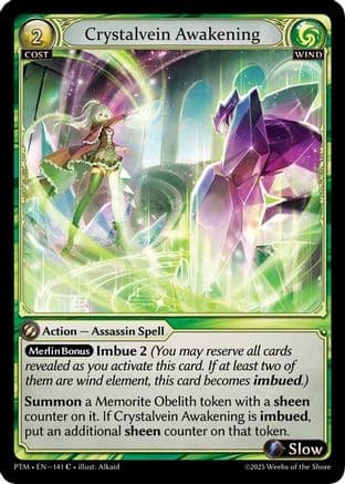 Crystalvein Awakening (Curio Foil) — Phantom Monarchs