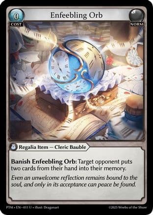 Enfeebling Orb (Curio Foil) — Phantom Monarchs