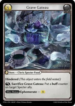 Grave Gateau (Curio Foil) — Phantom Monarchs