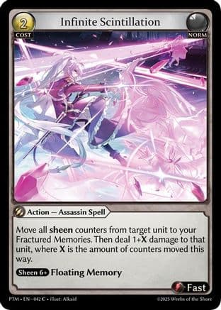 Infinite Scintillation (Curio Foil) — Phantom Monarchs