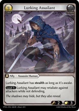 Lurking Assailant (Curio Foil) — Phantom Monarchs