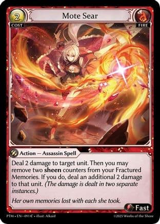 Mote Sear (Curio Foil) — Phantom Monarchs