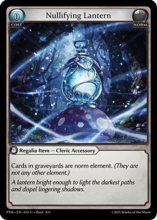 Nullifying Lantern (Curio Foil) — Phantom Monarchs
