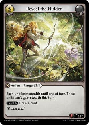 Reveal the Hidden (Curio Foil) — Phantom Monarchs