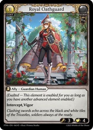 Royal Oathguard (Curio Foil) — Phantom Monarchs