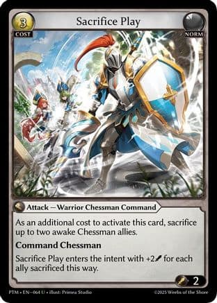 Sacrifice Play (Curio Foil) — Phantom Monarchs