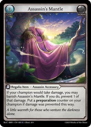 Assassin's Mantle — Merlin Re: Collection, Brilliant Vestige
