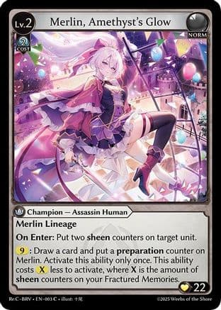 Merlin, Amethyst's Glow — Merlin Re: Collection, Brilliant Vestige