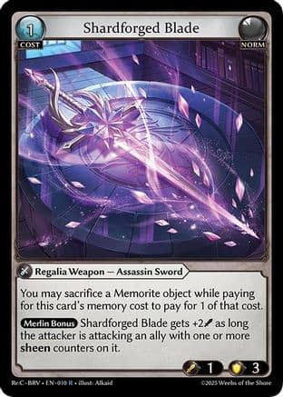 Shardforged Blade — Merlin Re: Collection, Brilliant Vestige