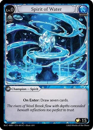 Spirit of Water — Merlin Re: Collection, Brilliant Vestige