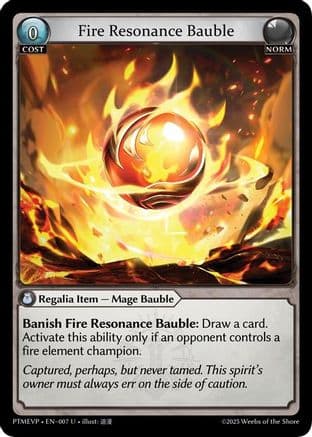 Fire Resonance Bauble — Phantom Monarchs Event Pack