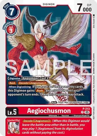 Aegiochusmon (Official Store Tournament 2026 Vol. 1) — Digimon Promotion Cards Digimon Card Game card by Shin Sasaki